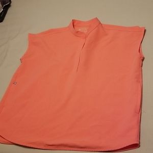 FIGS Rafaela coral small top